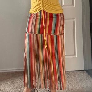 Fringed Skirt